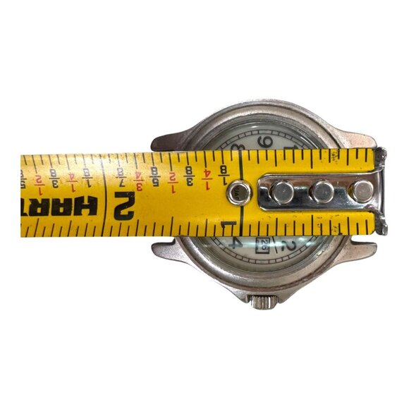 Gruen Precision Quartz Watch Stainless Steel Japan Movement Vintage Parts Repair - Picture 5 of 5